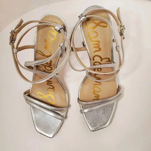 Sam Edelman Silver Strap Sandals - Picture 5 of 5